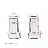 Maxbell mirror Hole Plugs Aluminum Alloy for Rocket III Accessory Black