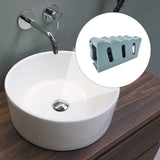 Maxbell Shower Wall Hair Catchers Detachable Anti Blocking for Kitchen Bathroom Gray