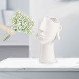 Maxbell Modern Minimalist Ceramic Flower Vase Decorative Art Vases Ornament Neck