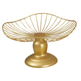 Maxbell Iron Fruit Basket Vegetable Holder Rack Table Organizer for Wedding Decor