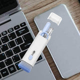 Maxbell Earphone Cleaning Pen, Soft Microfiber Brush Dust Removal Brush for Earplug Blue