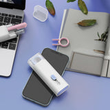 Maxbell Earphone Cleaning Pen, Soft Microfiber Brush Dust Removal Brush for Earplug Blue