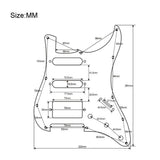 Maxbell Loaded Electric Guitar Pickguard Circuit Assembly for Guitar Replacements