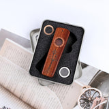 Maxbell Harmonica Flutes Wind Instrument with Case Wooden Kazoo Wood