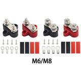 Maxbell Dual Stud Power and Ground Junction Fits for Car RV Boat M8