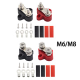 Maxbell Dual Stud Power and Ground Junction Fits for Car RV Boat M8