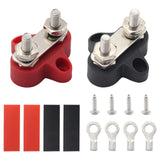 Maxbell Dual Stud Power and Ground Junction Fits for Car RV Boat M6
