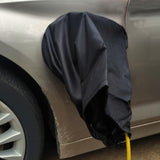 Maxbell Charger Port Cover Electric Cars Car Charging Accessories Weather Protection Square Shape Black