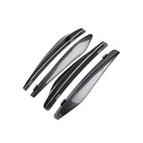 Maxbell Car Invisible Flaps Flasp ABS Fits for No Drilling Required Silver Gray