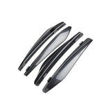 Maxbell Car Invisible Flaps Flasp ABS Fits for No Drilling Required Silver Gray