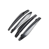 Maxbell Car Invisible Flaps Flasp ABS Fits for No Drilling Required Silver Gray