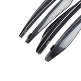 Maxbell Car Invisible Flaps Flasp ABS Fits for No Drilling Required Silver Gray