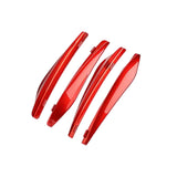 Maxbell Car Invisible Flaps Flasp ABS Fits for No Drilling Required Red