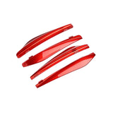 Maxbell Car Invisible Flaps Flasp ABS Fits for No Drilling Required Red