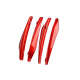 Maxbell Car Invisible Flaps Flasp ABS Fits for No Drilling Required Red