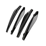 Maxbell Car Invisible Flaps Flasp ABS Fits for No Drilling Required Gloss Black