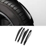 Maxbell Car Invisible Flaps Flasp ABS Fits for No Drilling Required Gloss Black