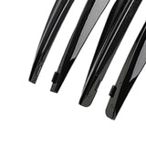 Maxbell Car Invisible Flaps Flasp ABS Fits for No Drilling Required Gloss Black