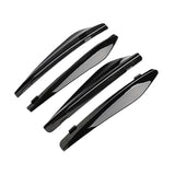 Maxbell Car Invisible Flaps Flasp ABS Fits for No Drilling Required Gloss Black