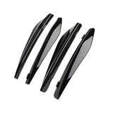 Maxbell Car Invisible Flaps Flasp ABS Fits for No Drilling Required Gloss Black