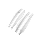 Maxbell Car Invisible Flaps Flasp ABS Fits for No Drilling Required White