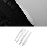 Maxbell Car Invisible Flaps Flasp ABS Fits for No Drilling Required White