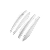Maxbell Car Invisible Flaps Flasp ABS Fits for No Drilling Required White