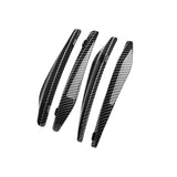 Maxbell Car Invisible Flaps Flasp ABS Fits for No Drilling Required Carbon Fiber