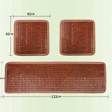 Maxbell Car Seat Cushion Portable Non Slip Breathable Chair Pad for Truck Coffee 45cmx45cm