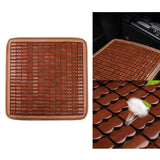 Maxbell Car Seat Cushion Portable Non Slip Breathable Chair Pad for Truck Coffee 45cmx45cm