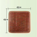 Maxbell Car Seat Cushion Portable Non Slip Breathable Chair Pad for Truck Coffee 45cmx45cm