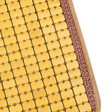 Maxbell Car Seat Cushion Portable Non Slip Breathable Chair Pad for Truck Yellow 45cmx45cm