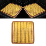 Maxbell Car Seat Cushion Portable Non Slip Breathable Chair Pad for Truck Yellow 45cmx45cm