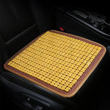 Maxbell Car Seat Cushion Portable Non Slip Breathable Chair Pad for Truck Yellow 45cmx45cm
