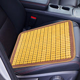 Maxbell Car Seat Cushion Portable Non Slip Breathable Chair Pad for Truck Yellow 45cmx45cm