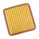 Maxbell Car Seat Cushion Portable Non Slip Breathable Chair Pad for Truck Yellow 45cmx45cm