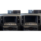 Maxbell 2Pcs Center Air Vent Trim Sequins Frame for G37 2010-2013 Automobile