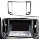 Maxbell 2Pcs Center Air Vent Trim Sequins Frame for G37 2010-2013 Automobile