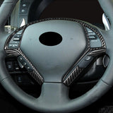 Maxbell 5 Pieces Steering Wheel Trim Sequins Frame for G37 10-13 Automobile