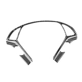 Maxbell 5 Pieces Steering Wheel Trim Sequins Frame for G37 10-13 Automobile