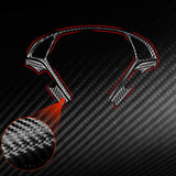 Maxbell 5 Pieces Steering Wheel Trim Sequins Frame for G37 10-13 Automobile