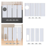 Maxbell 4Pcs Universal Portable AC Kit Sealing Air Conditioning Window  Width 10cm