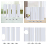 Maxbell 4Pcs Universal Portable AC Kit Sealing Air Conditioning Window  Width 10cm