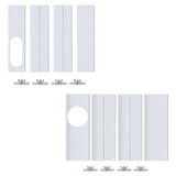 Maxbell 4Pcs Universal Portable AC Kit Sealing Air Conditioning Window  Width 10cm