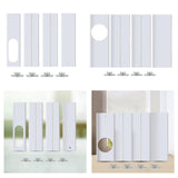 Maxbell 4Pcs Universal Portable AC Kit Sealing Air Conditioning Window  Width 10cm