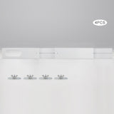Maxbell 4Pcs Universal Portable AC Kit Sealing Air Conditioning Window  Width 10cm