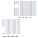 Maxbell 4Pcs Universal Portable AC Kit Sealing Air Conditioning Window  Width 10cm