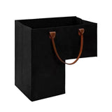 Maxbell Stair Organizer Basket Felt for Wooden Stairs Staircase Carpeted black