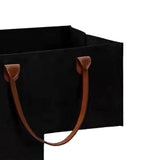 Maxbell Stair Organizer Basket Felt for Wooden Stairs Staircase Carpeted black