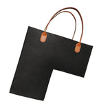 Maxbell Stair Organizer Basket Felt for Wooden Stairs Staircase Carpeted black